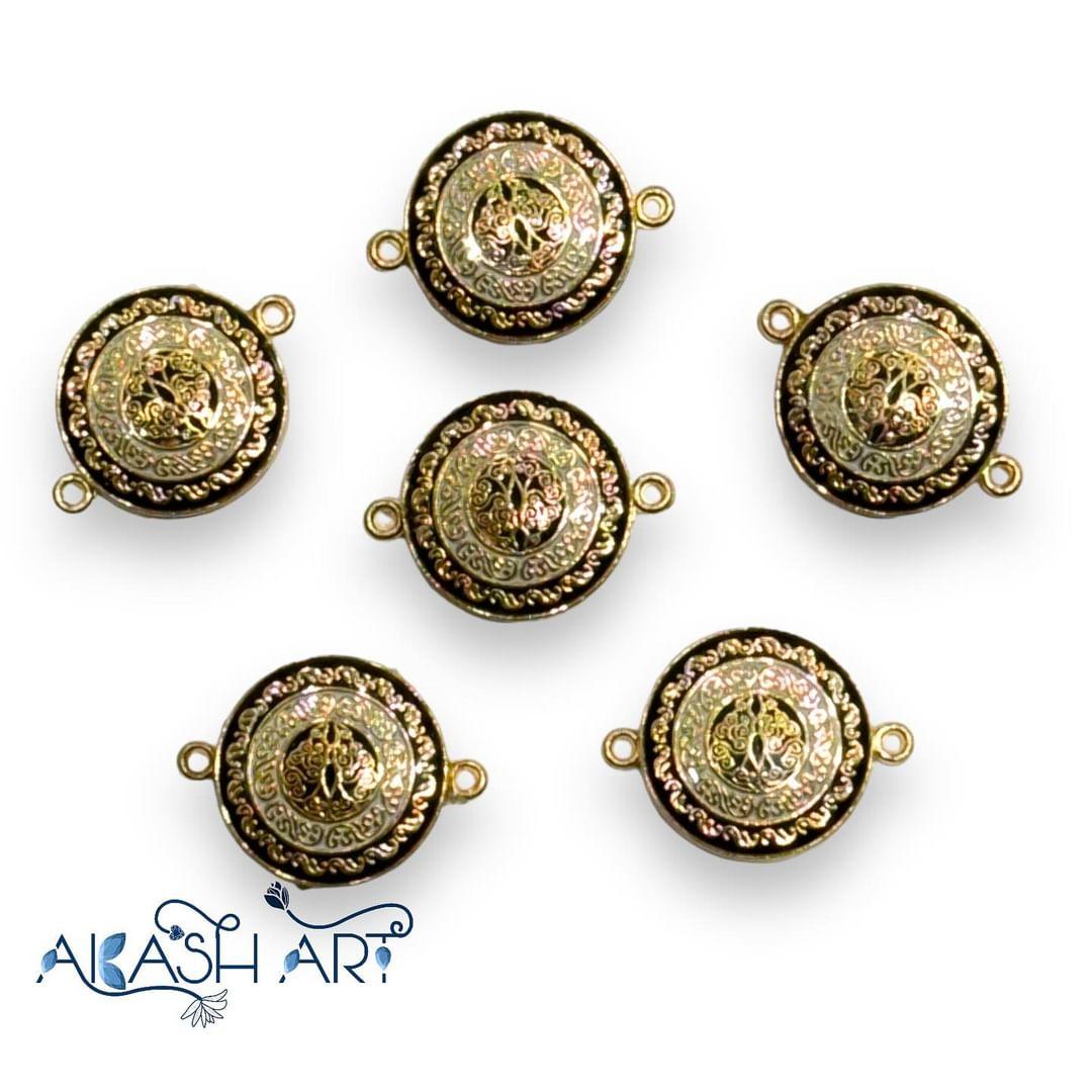 Traditional Rakhi Charms |Size : 15mm | 6 pc