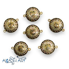 Traditional Rakhi Charms |Size : 15mm | 6 pc