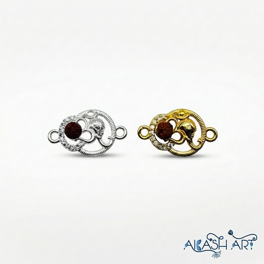 Om Rudraksha  AD Rakhi Charm RCM351