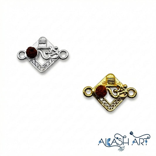 Divine Ganesha Rudraksha AD Rakhi Charm RCM350