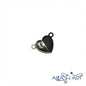 Magnetic Half-Heart Charm Pendant