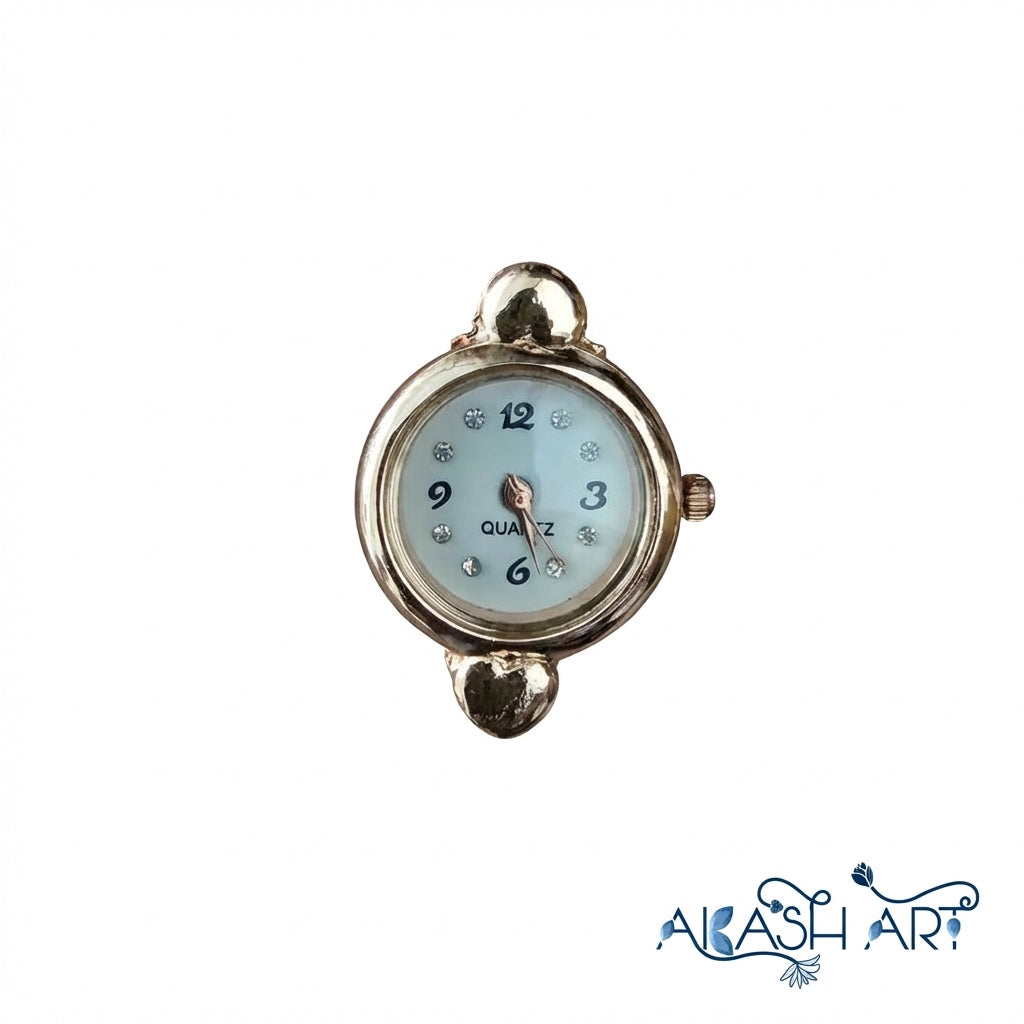 Elegant Rose Gold Mini Quartz Watch Movement for DIY Jewelry